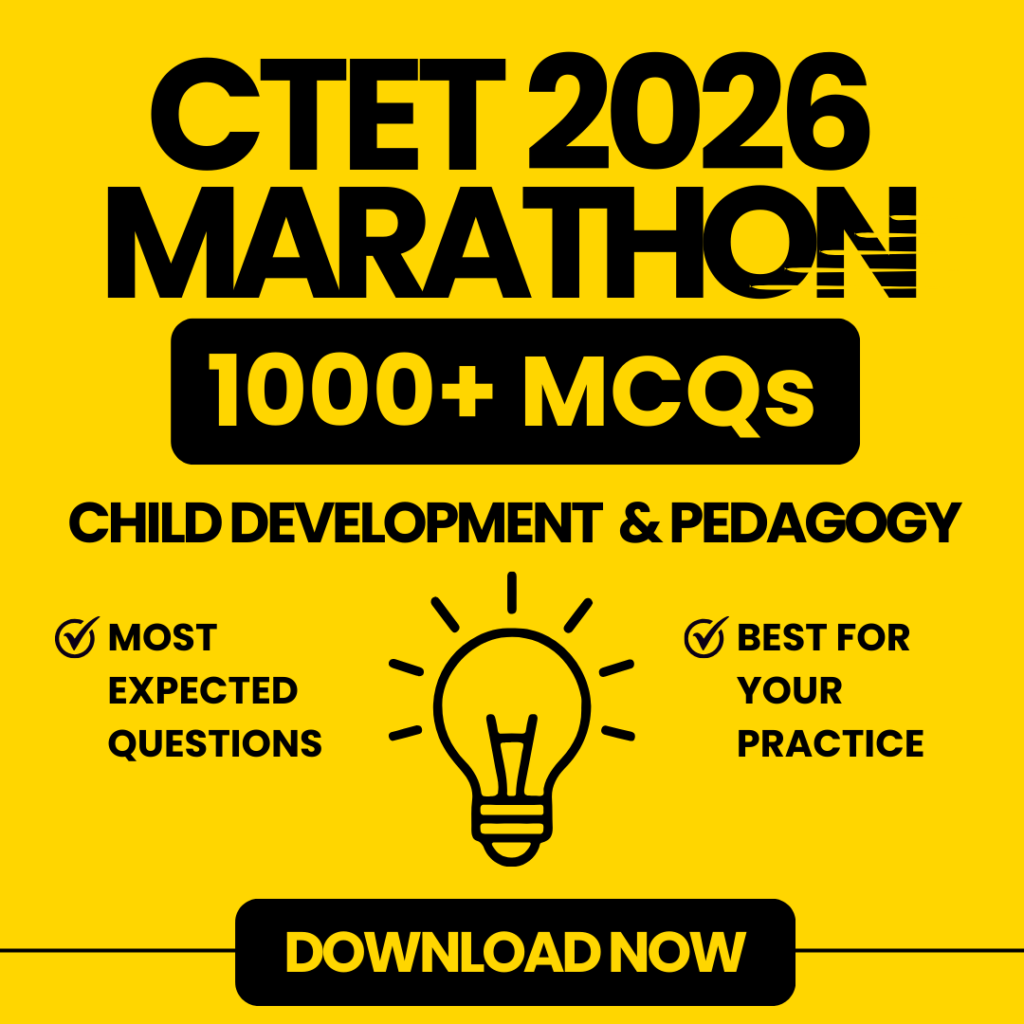 CTET September 2026 (CDP Notes)